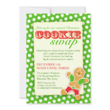 Invitación al intercambio de cookies de navidades