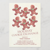 Invitación al intercambio de galletas de verano pa