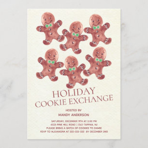 Invitación al intercambio de galletas de verano pa