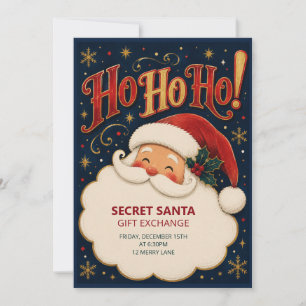 Invitación al Intercambio de Regalos de Santa Secr