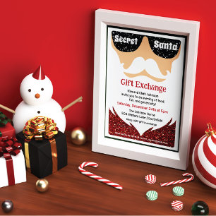 Invitación al Intercambio de Regalos de Santa Secr