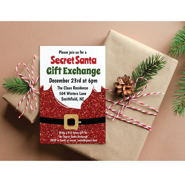 Invitación al Intercambio de Regalos de Santa Secr (Subido por el creador)
