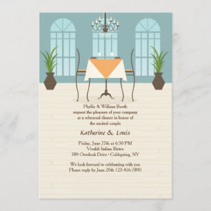 Invitación al interior del restaurante