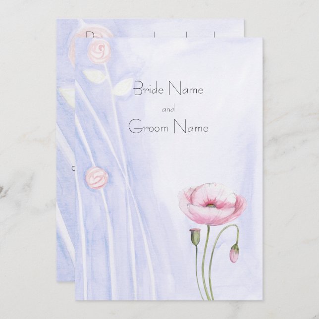 Invitación al jardín (Anverso / Reverso)