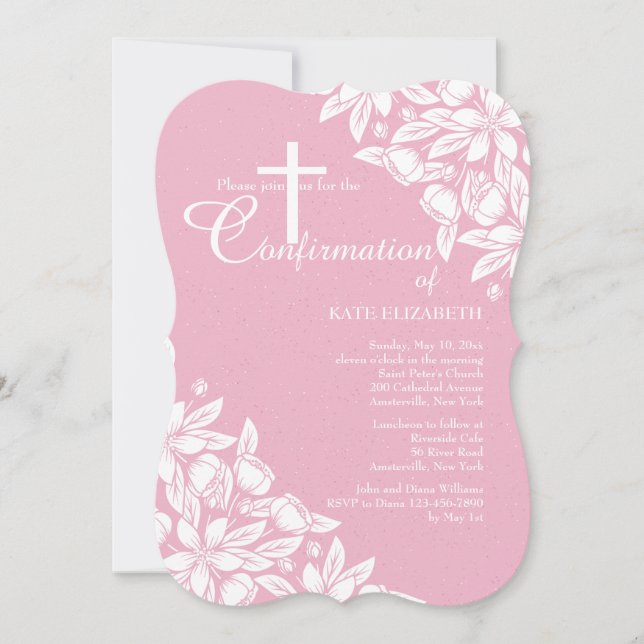 Invitación al jazmín blanco (Anverso)