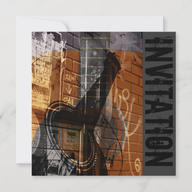 invitación al jazz de guitarra acústica (Anverso)