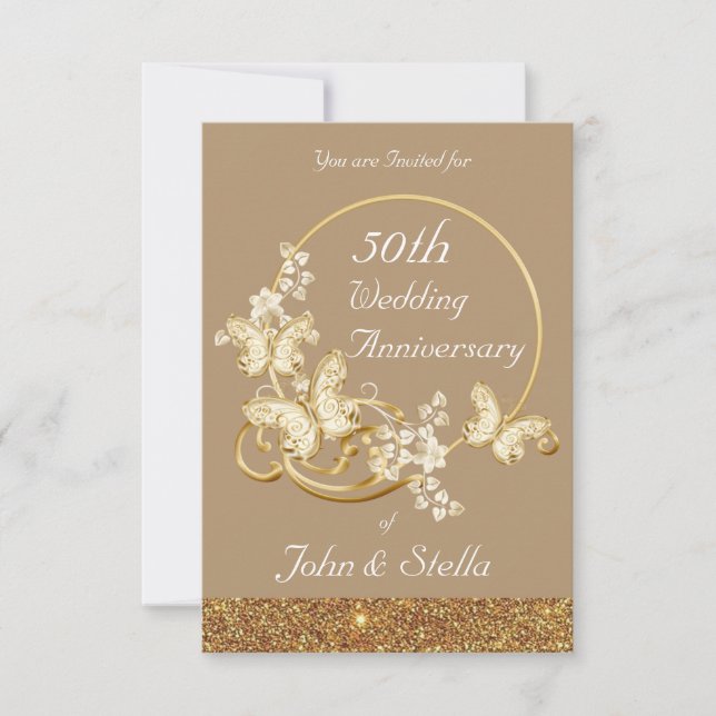 Invitación al jubileo de oro (Anverso)