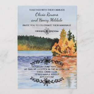 Invitación al lago de otoño