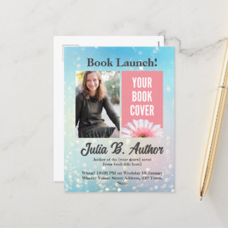 Invitación al lanzamiento del libro de autor de Bl