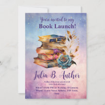Invitación al lanzamiento del libro del autor del