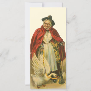 Invitación al libro de cuentos vintage victoriano
