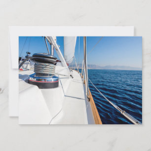 Invitación al mar de vela náutica   Fiesta de vela