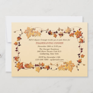 Invitación al marco de caída