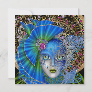 Invitación al Mardi Gras de Masquerade