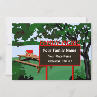 Invitación al paisaje de Parque Picnic de la Famil