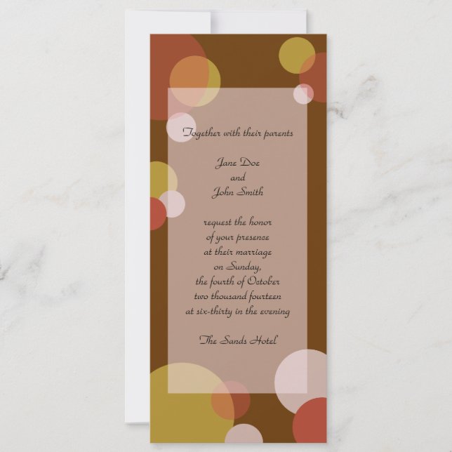 Invitación al paquete de ratas - Marrón (Anverso)