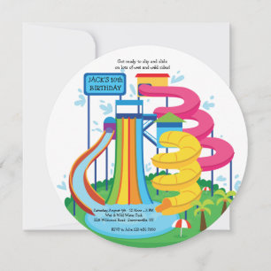 Invitación al parque acuático