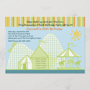 Invitación al parque de atracciones
