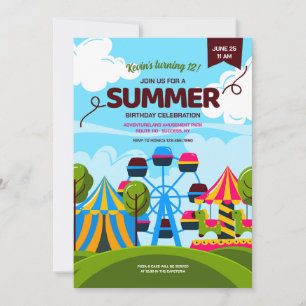 Invitación al Parque de Diversiones Adventureland