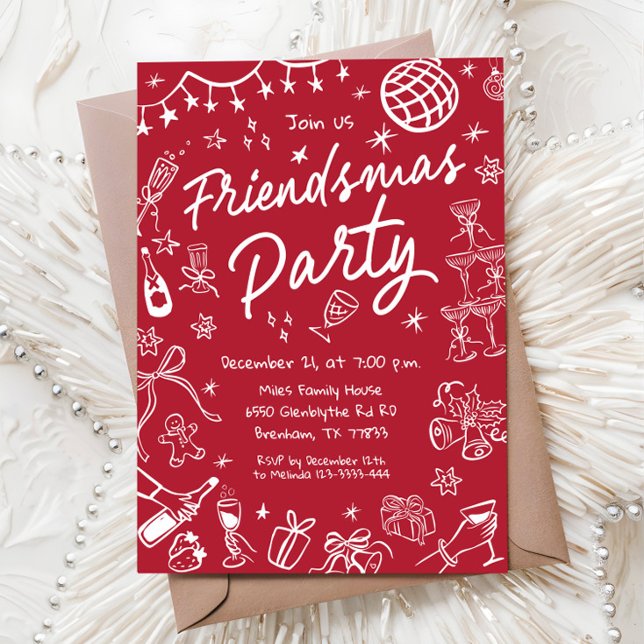 Invitación al Partido Amistad, Fiesta de Navidades (Subido por el creador)