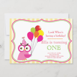 Invitación al partido Chica de cumpleaños de Owl
