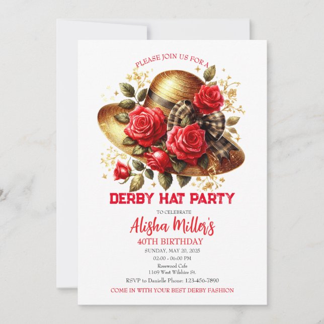 Invitación al partido de cumpleaños de Rosas del G (Anverso)