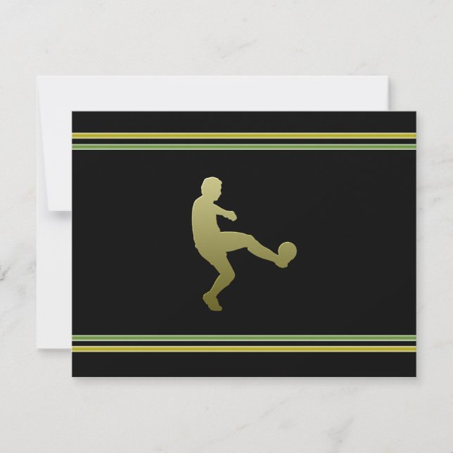 Invitación al partido de fútbol (Anverso)