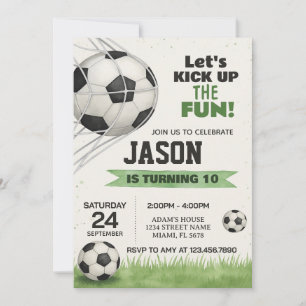 Invitación al partido de fútbol