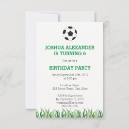 Invitación al partido de fútbol