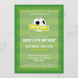 Invitación al partido de fútbol