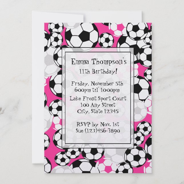 Invitación al partido de fútbol (Anverso)