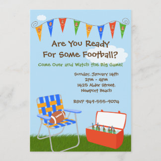Invitación al partido de fútbol
