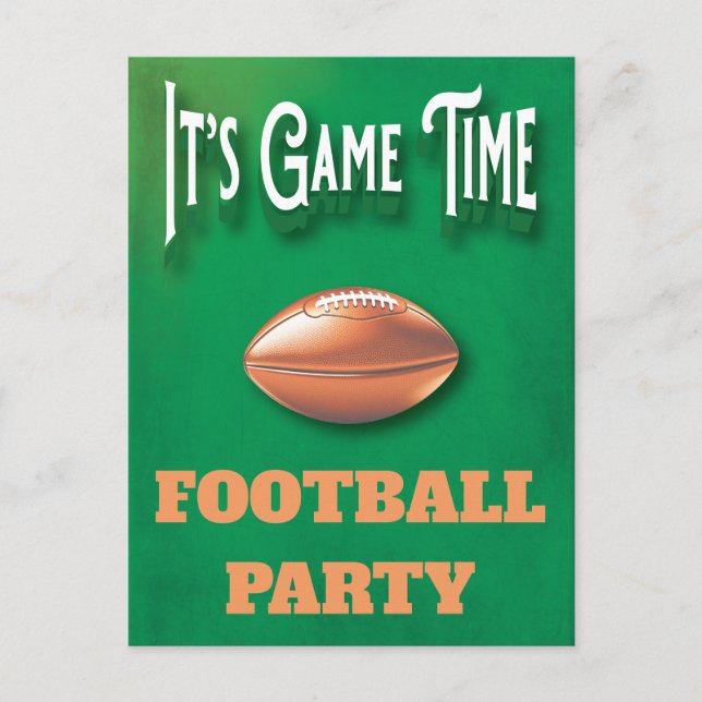 Invitación al partido de fútbol deportivo (Anverso)