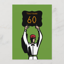 Invitación al partido de fútbol número 60 - Oficia