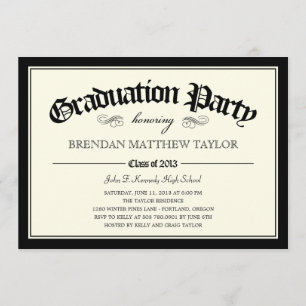 Invitación al Partido de Graduación del Diploma de
