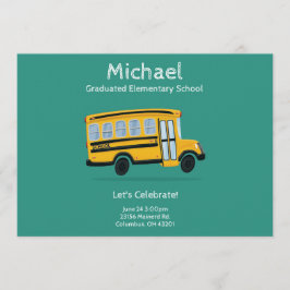 Invitación al partido de graduación infantil - Edi