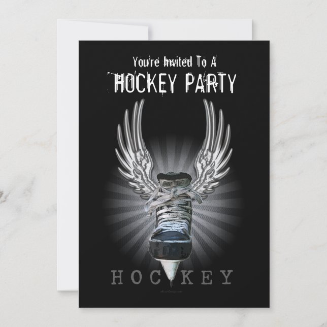 Invitación al partido de hockey alado (Anverso)