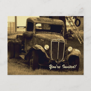 Invitación al Partido de Jubilación - Camión agríc