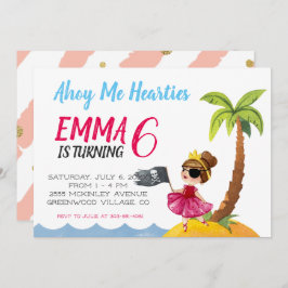 Invitación al Partido de la Reina del Pirata