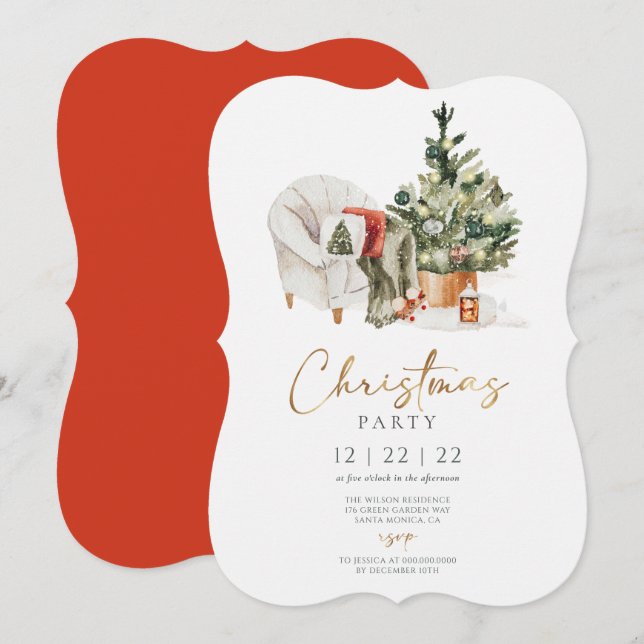 Invitación al Partido de los Navidades Acogedores  (Anverso / Reverso)