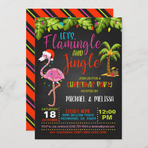 Invitación al partido de los Navidades Flamingle y
