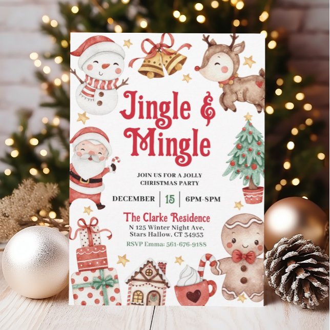 Invitación al partido de los Navidades Jingle y Mi (Subido por el creador)