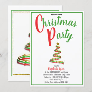 Invitación al Partido de los Navidades Oro, Rojo y