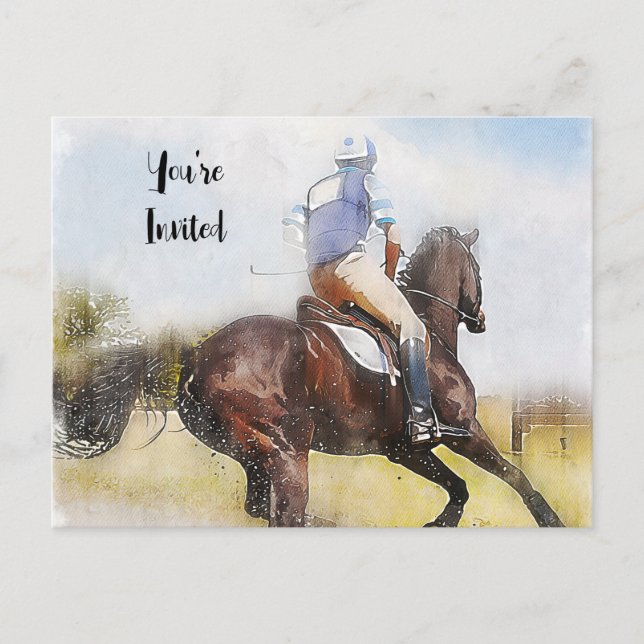 INVITACIÓN AL PARTIDO DE POLO (Anverso)