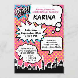 Invitación al partido de superhéroes Baby Shower