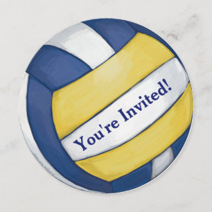 Invitación al partido de voleibol