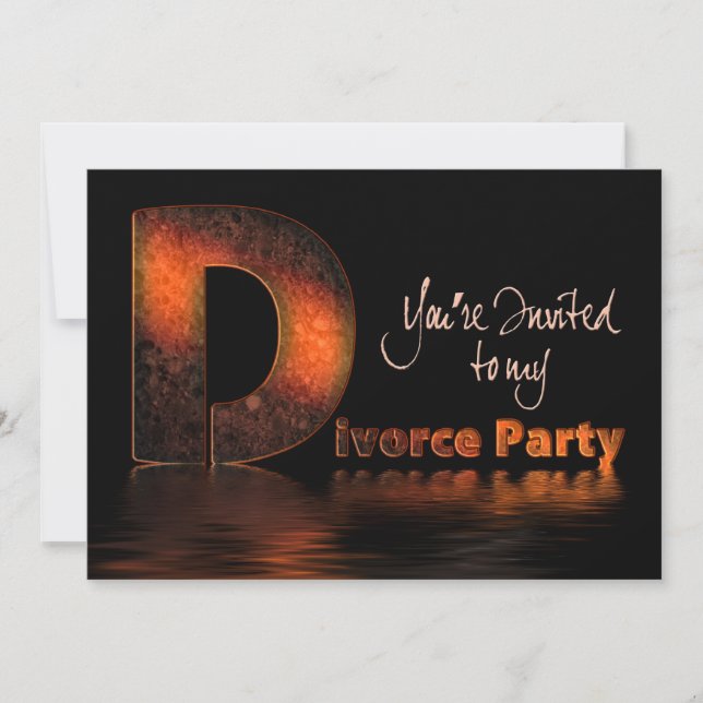 Invitación al partido del divorcio (La palabra gra (Anverso)