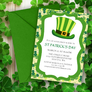 Invitación al Partido Irlandés del Día de los Patr