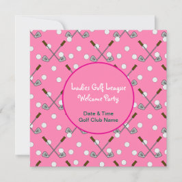 Invitación al partido Liga de Golf de las Damas