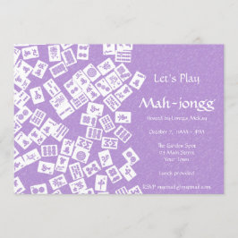 Invitación al partido Mah-jongg